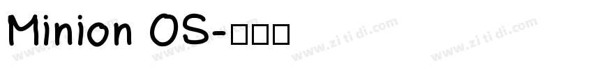 Minion OS字体转换